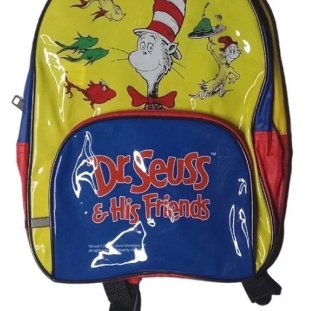 Dr. Seuss & His Friends Colorful Backpack bag